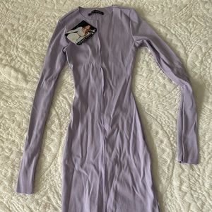 Naked Wardrobe Lavender Dress